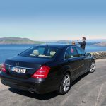 Exterior shot of Mercedes S-class Saloon