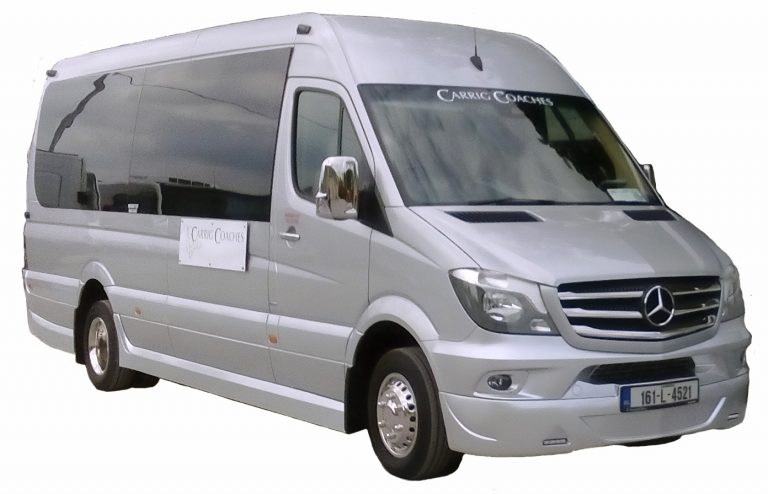 Exterior shot of Mercedes VIP sprinter