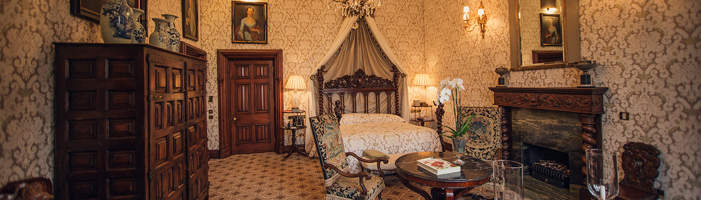 Bedroom interior at a first class hotel