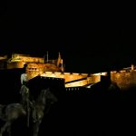 Edinburgh Castle at night